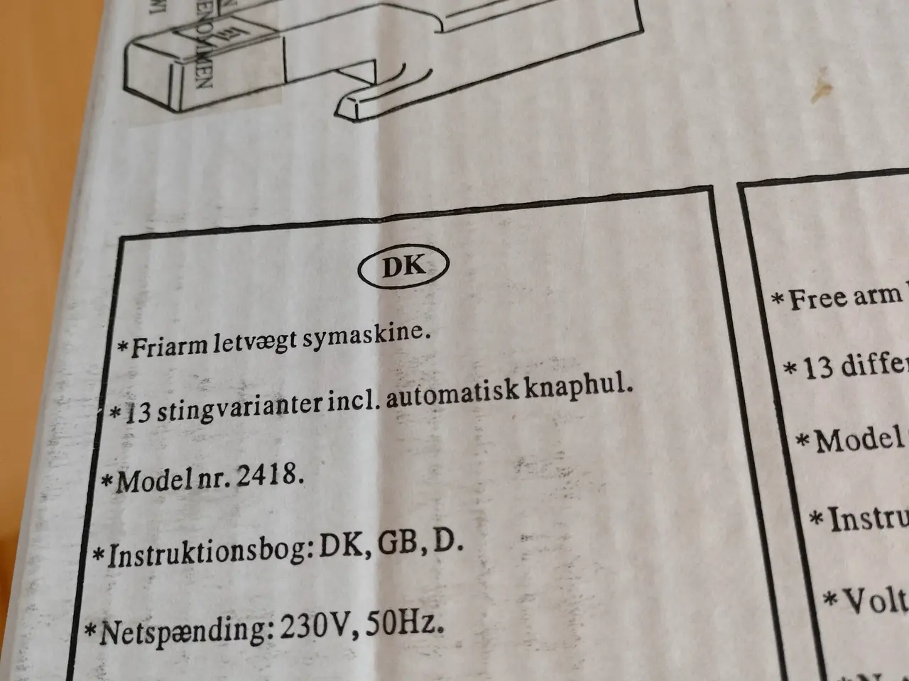 Billede 2 - Ny symaskine
