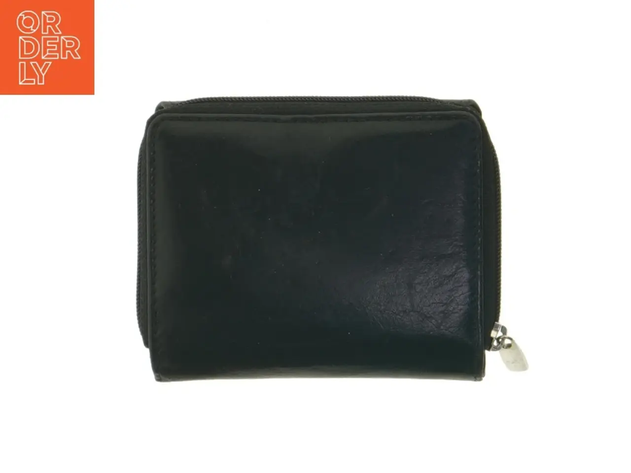 Billede 2 - Sort læderpung fra Belsac (str. 11,5x9 cm)
