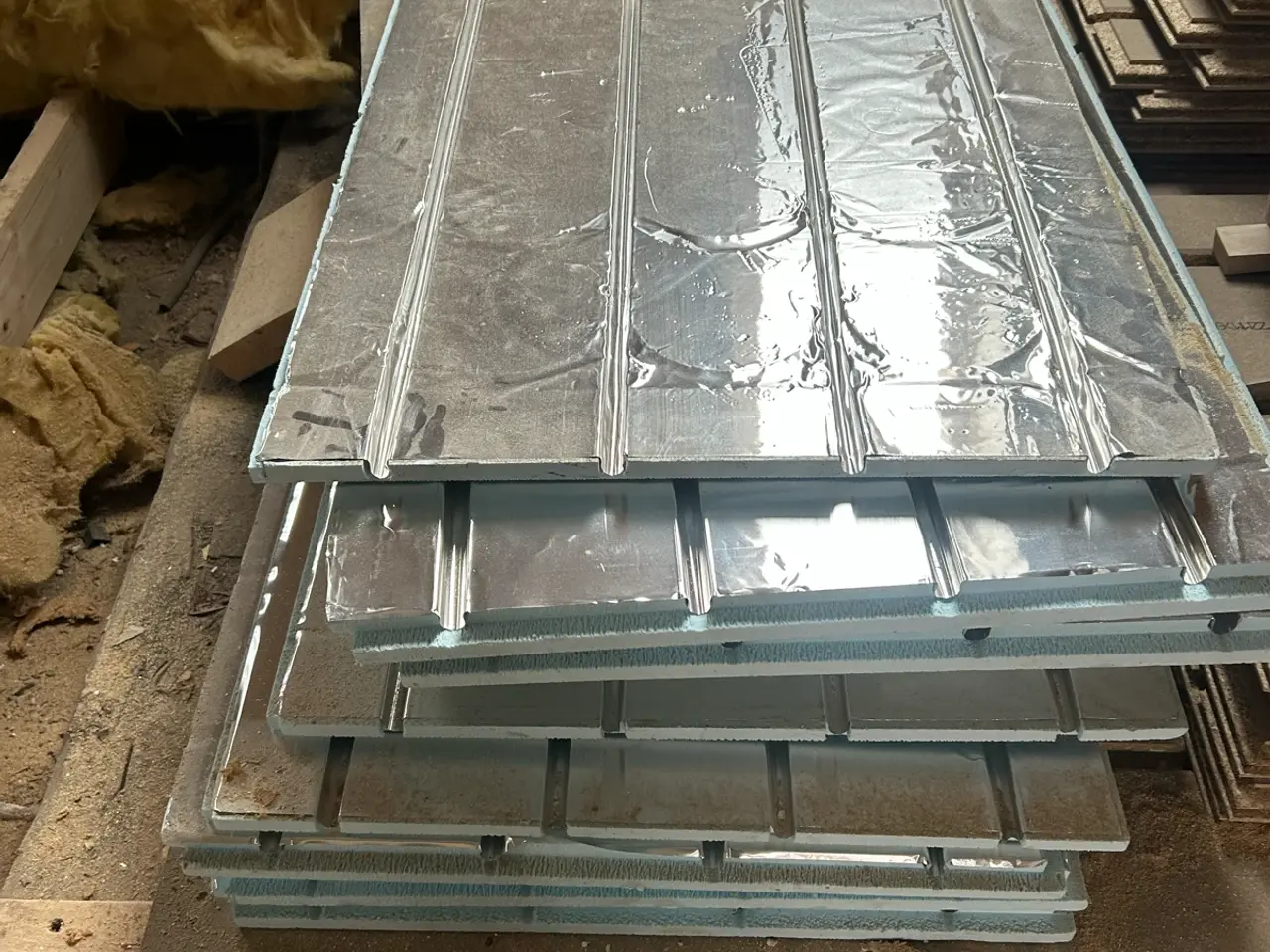 Billede 1 - Gulv varme plader
