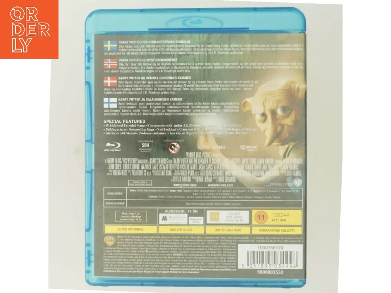 Billede 3 - Harry Potter and the Chamber of Secrets med Daniel Radcliffe (DVD)
