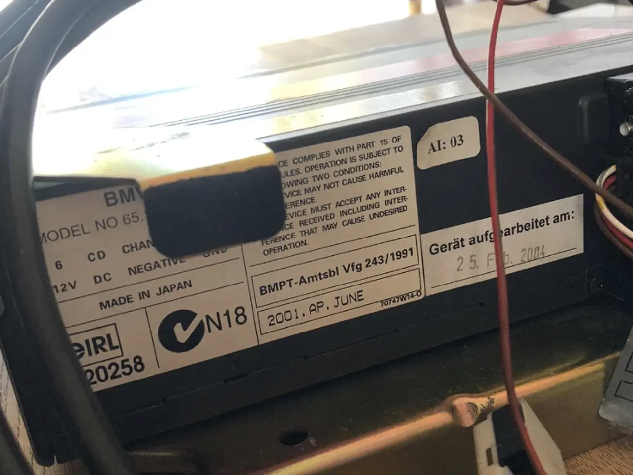 Billede 3 - Navigation,kassette og cd box til bmw e39