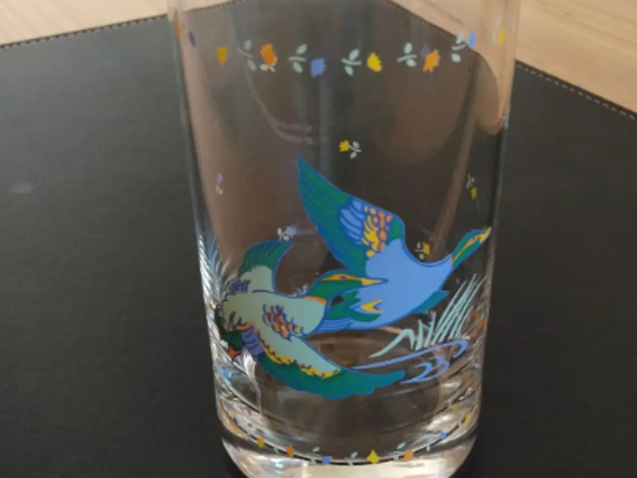 Billede 2 - Drikkeglas med fugle