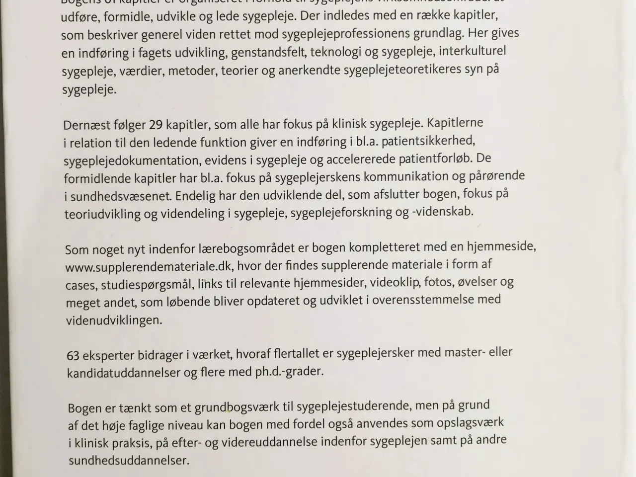 Billede 2 - Sygeplejens fundament
