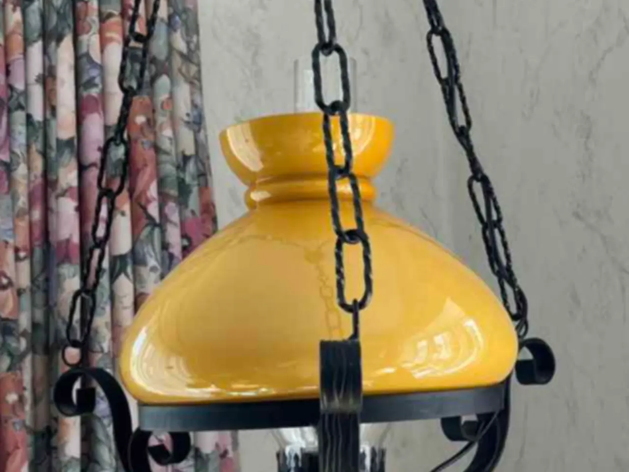 Billede 1 - Petroleums lampe til el