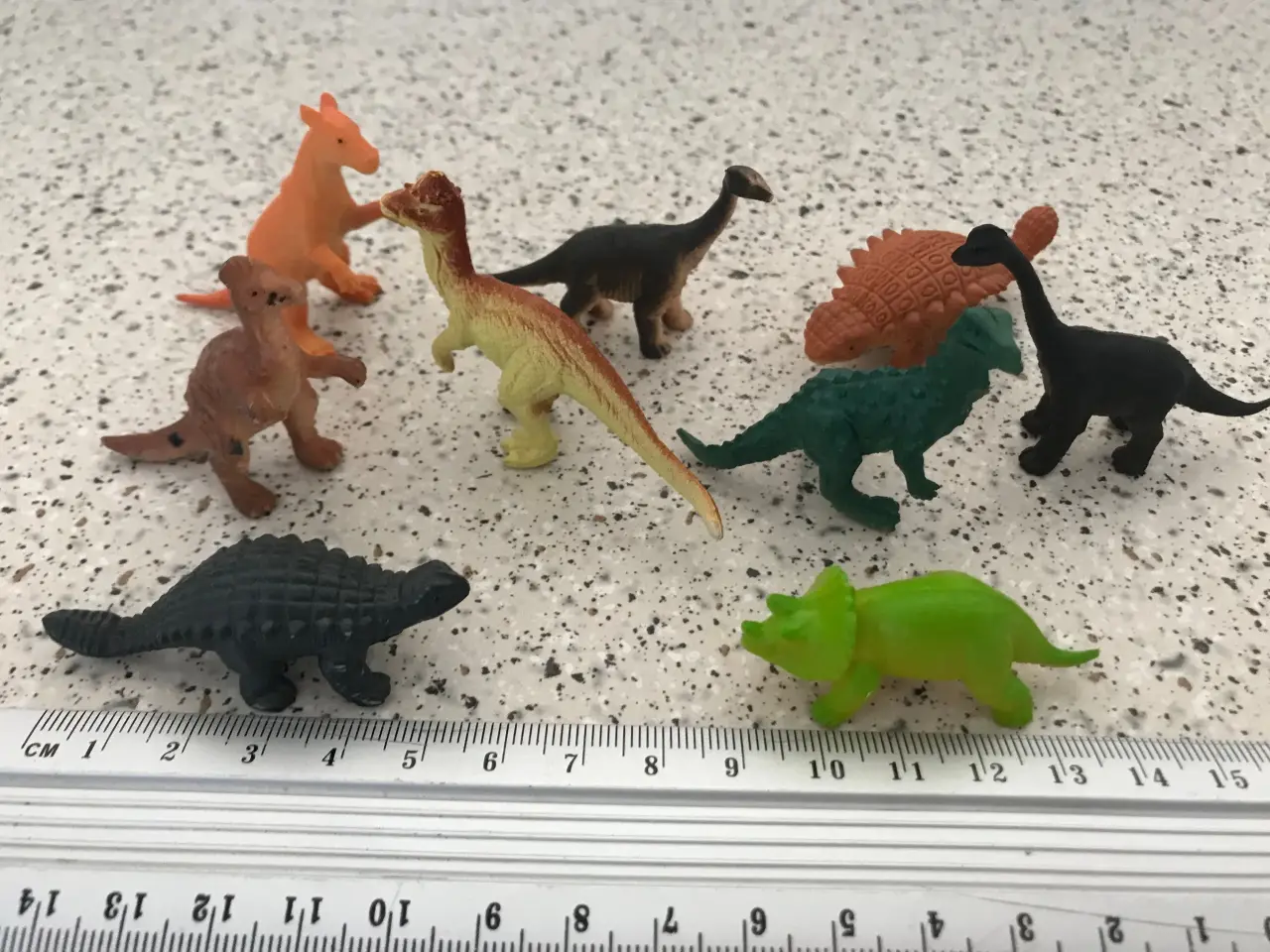 Billede 2 - MINI DINO (9 stk). Perfekt til Julekalender.