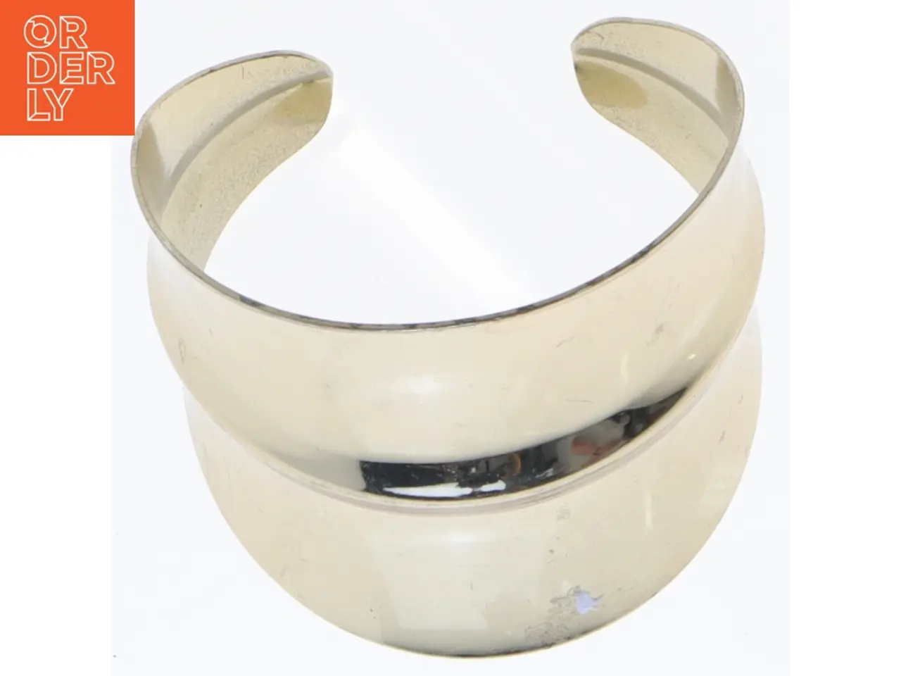 Billede 4 - Guldfarvet armbånd (str. Ø 6 cm)