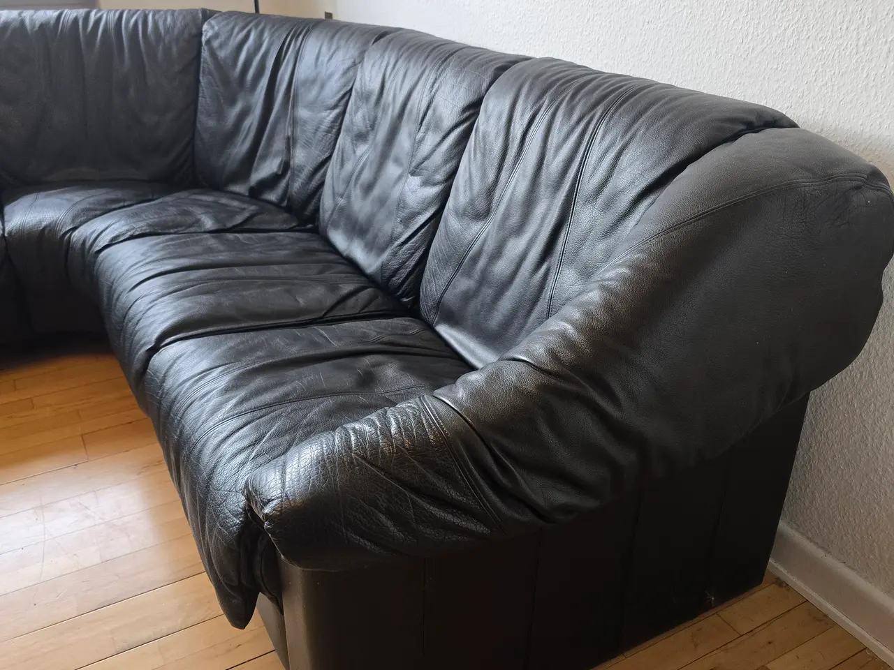 Billede 4 - Hjørnesofa i ægte læder