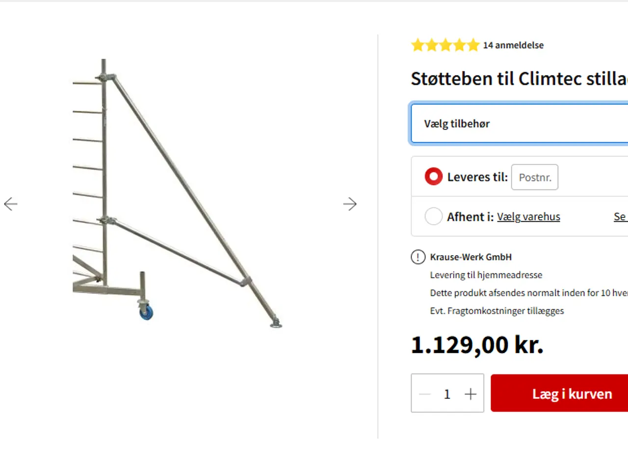 Billede 3 - Krause Climtec rullestillads