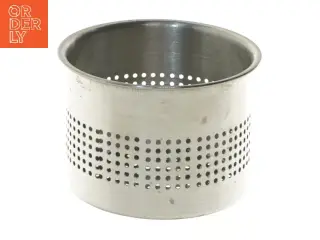 Metal si med huller (str. Ø 10 cm længde 7 cm)