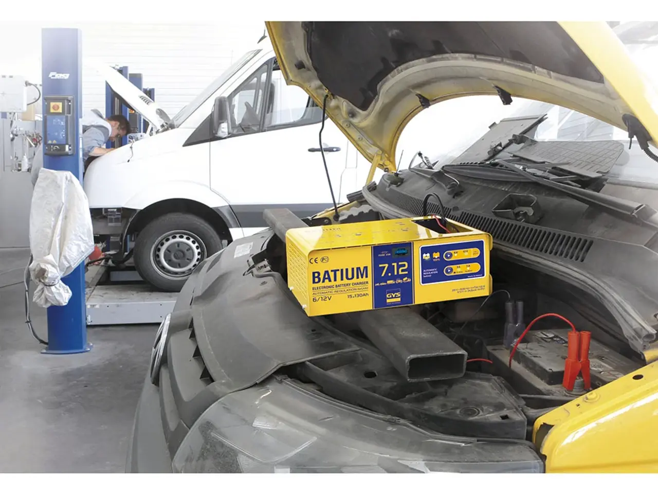 Billede 3 - Gysflash BATIUM 7.12 7 Amperes`s automatisk oplader til 6/12V batterier