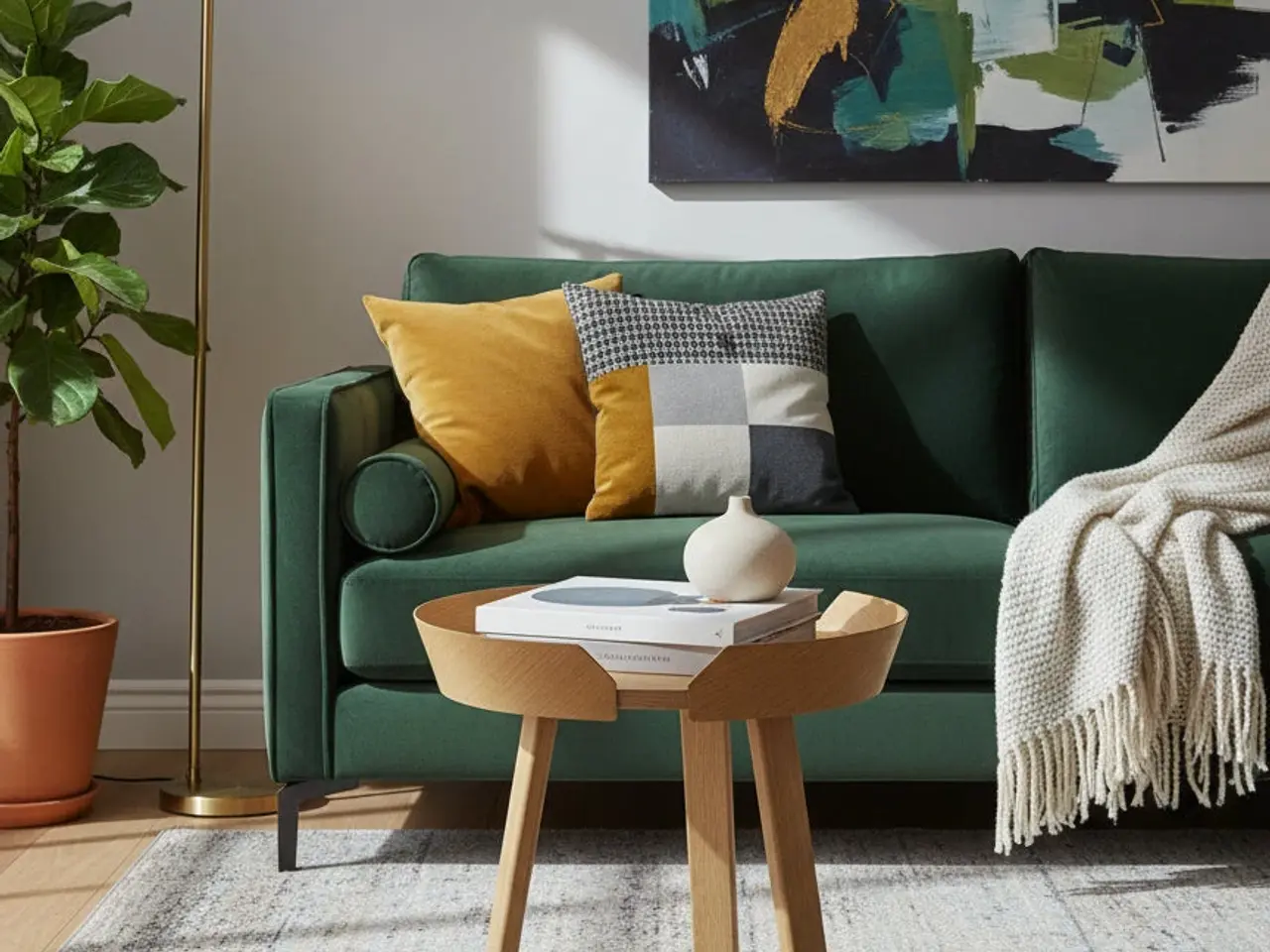 Billede 2 - Muuto Around Sofabord – Træ Ø45 cm
