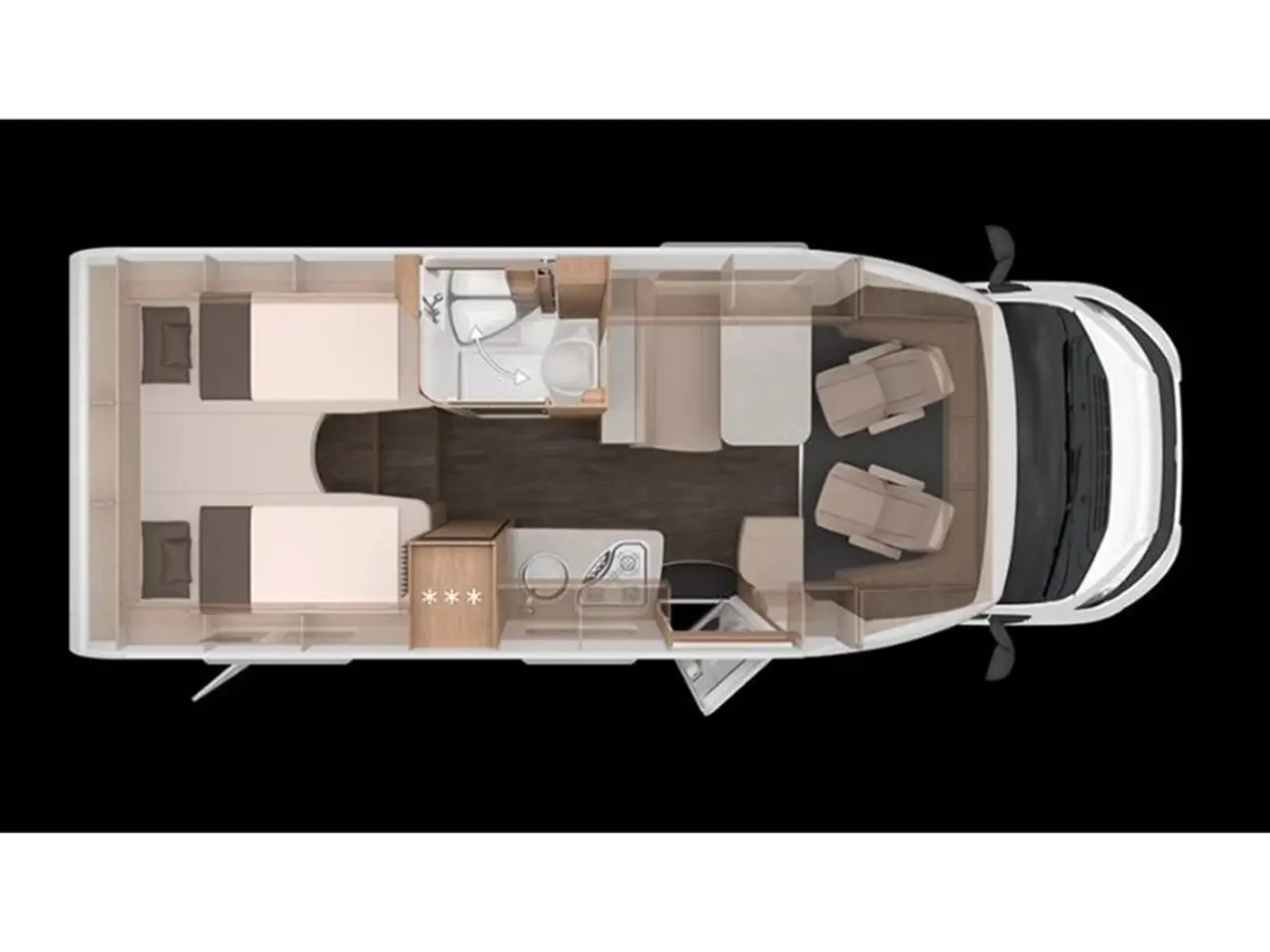 Billede 7 - 2026 - Knaus L!VE TI 650 MEG Black Selection   NYHED! Knaus LIVE Ti 650 MEG Black Selection 2026 - se den nu hos Camping-Specialisten.dk