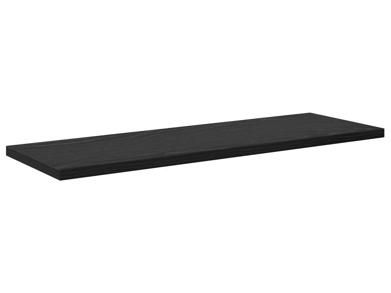 Billede 4 - Boghylder - 4 stk. sort 60 × 20 × 1,5 cm i konstrueret træ
