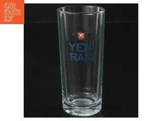Glas fra Yeni Raki (str. Ø 6 cm længde 12,5 cm)