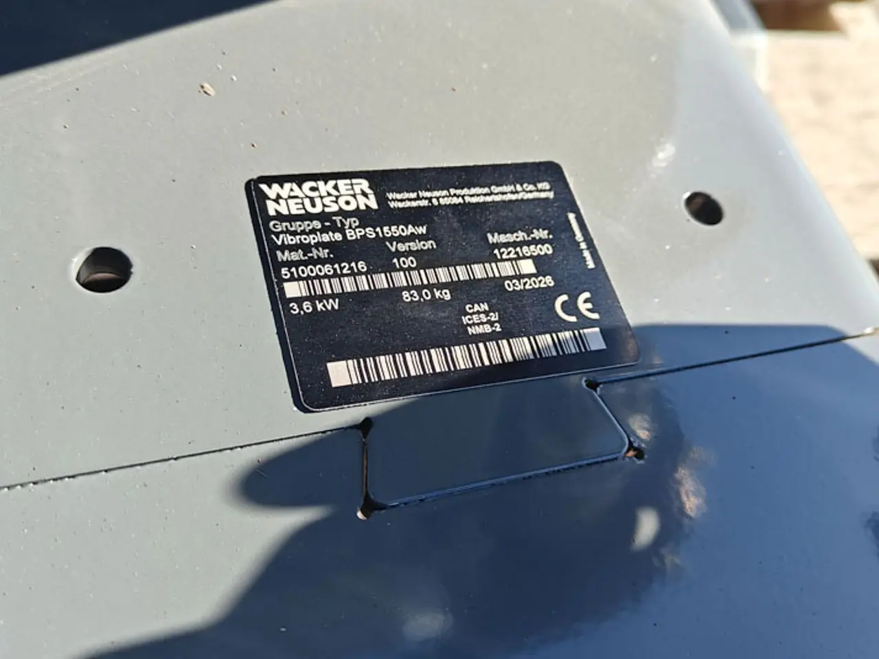 Billede 7 - Wacker Neuson BPS 1550