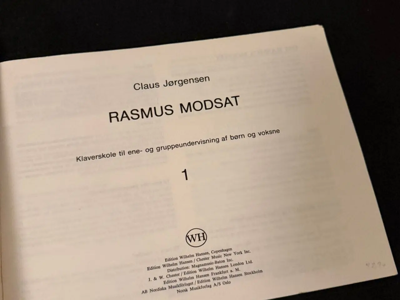 Billede 2 - Rasmus Modsat 1 – klaverskole (Claus Jørgensen)