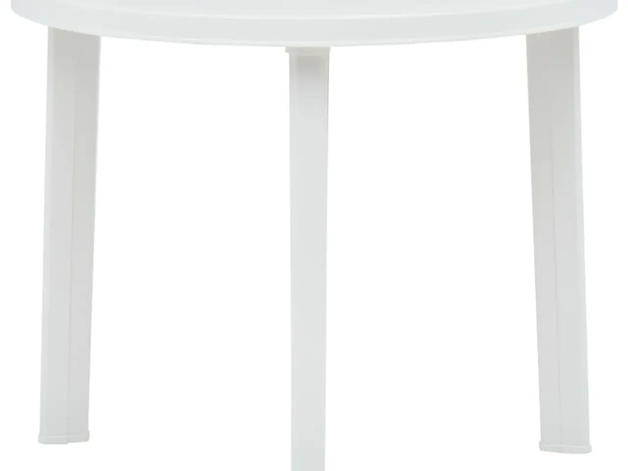 Billede 1 - Havebord i plastik - hvid, 89 cm