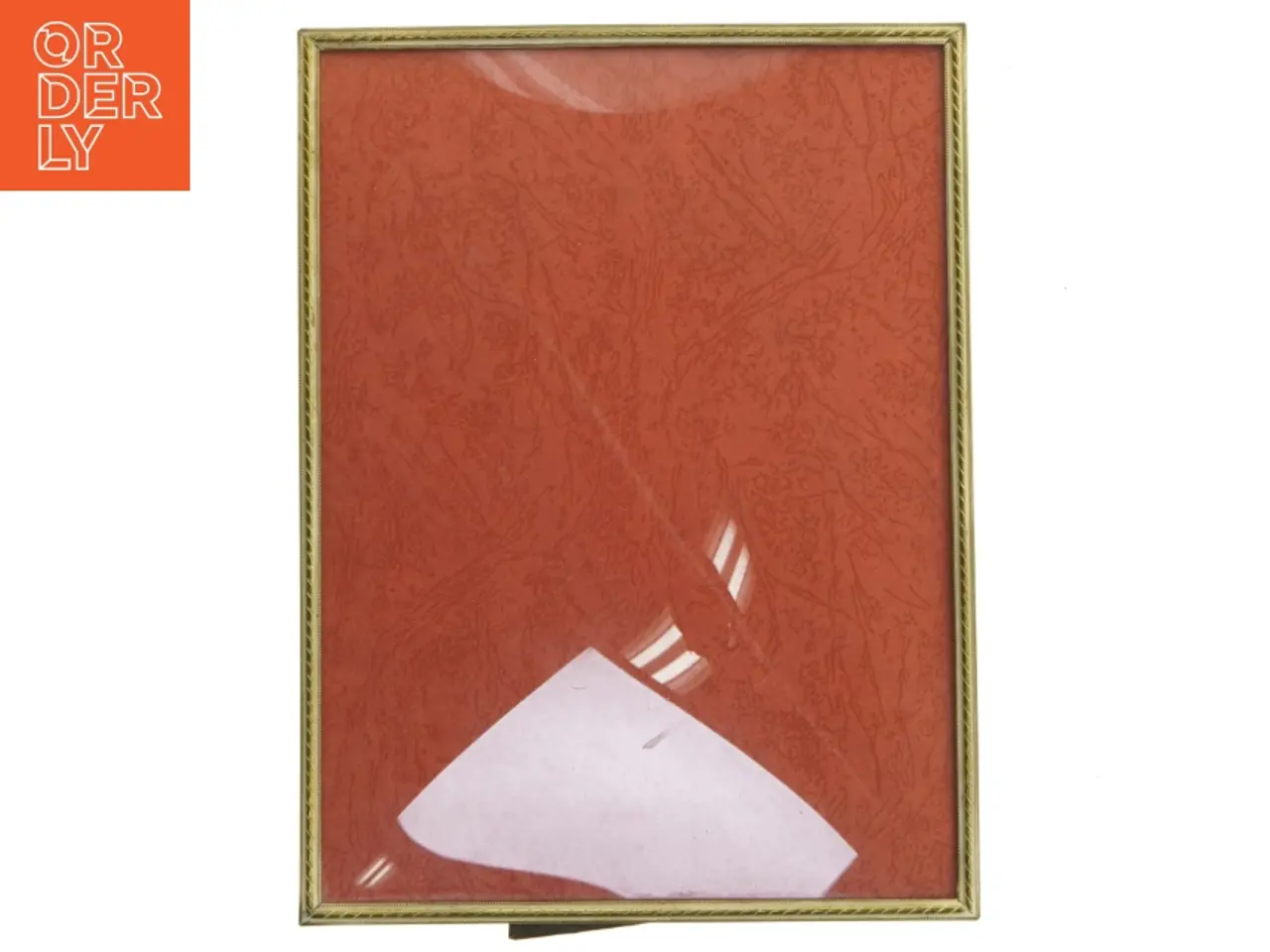 Billede 1 - Guldfarvet billedramme (str. 24,5x18,5 cm)