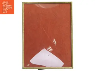 Guldfarvet billedramme (str. 24,5x18,5 cm)