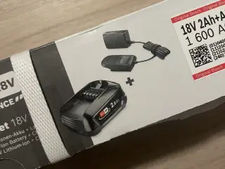 Multi batteri og lader NYT