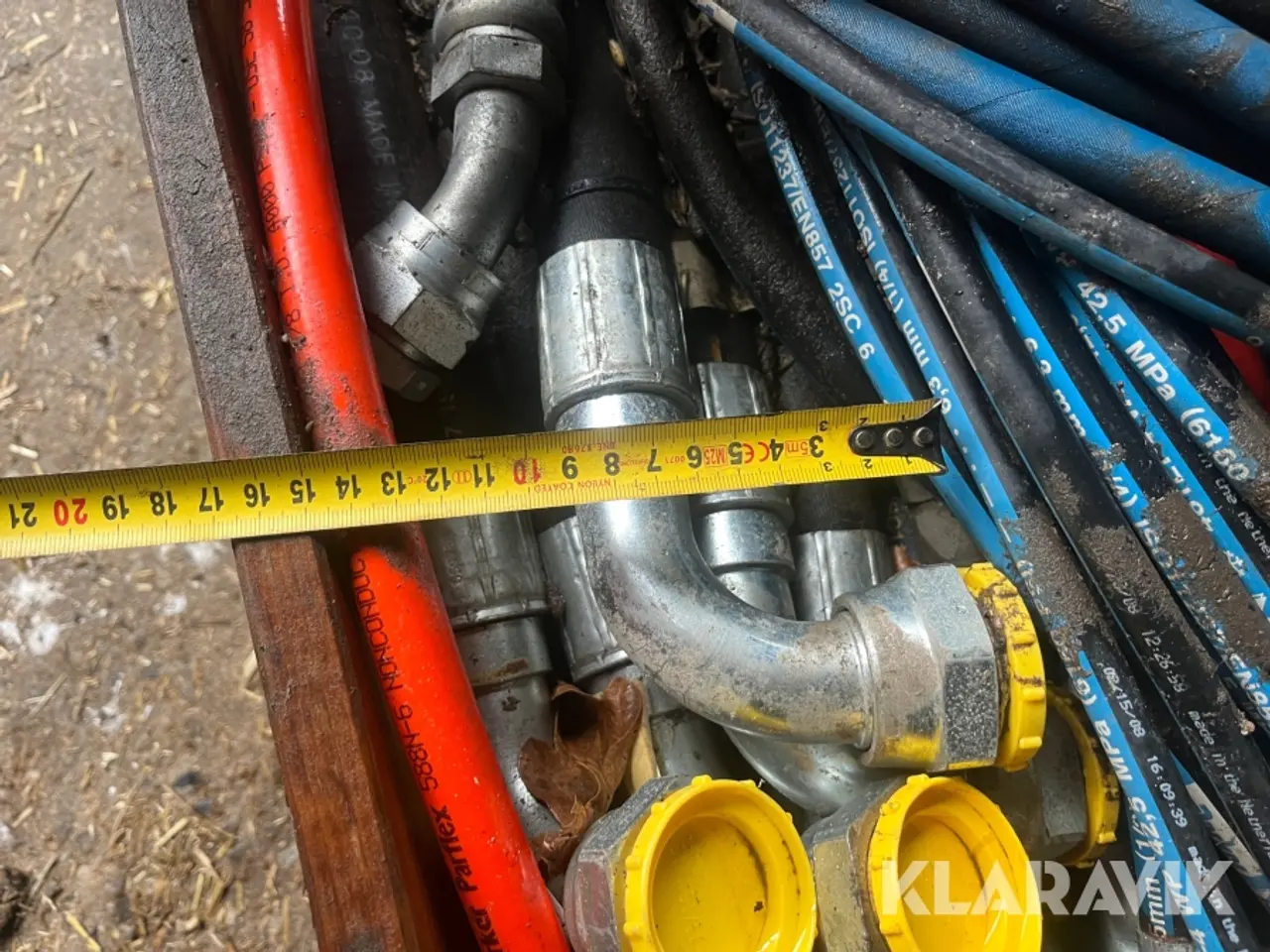 Billede 5 - Blandet hydraulikslanger 1 palle