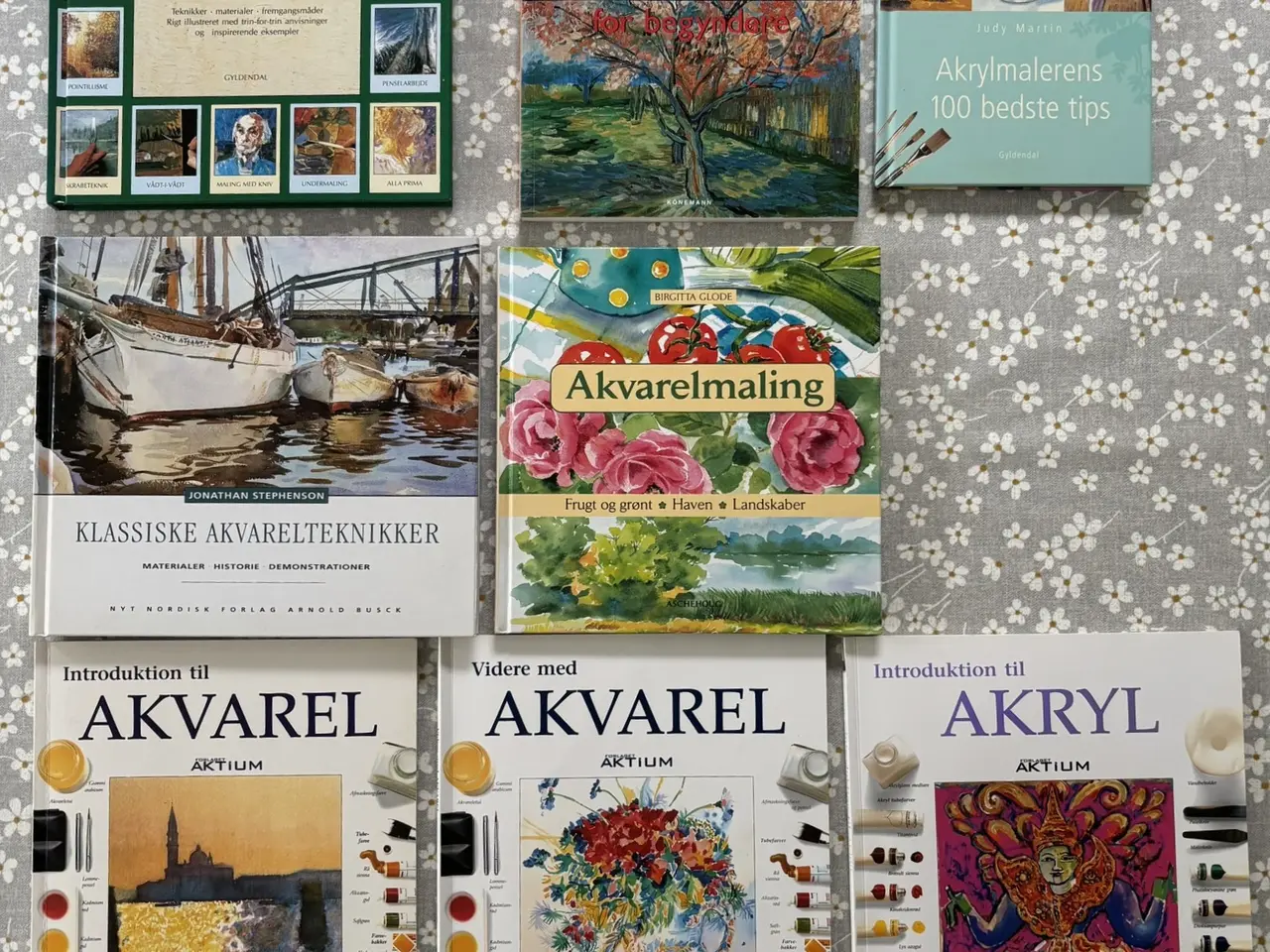 Billede 1 - Akryl- olie og akvarelmaling