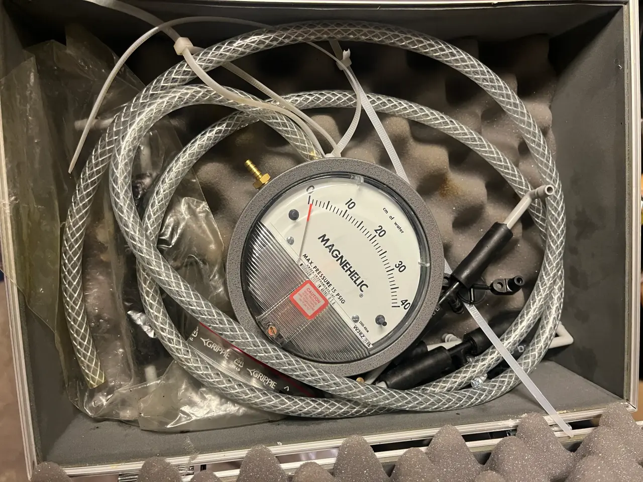 Billede 1 - Danfoil lufttryk manometer
