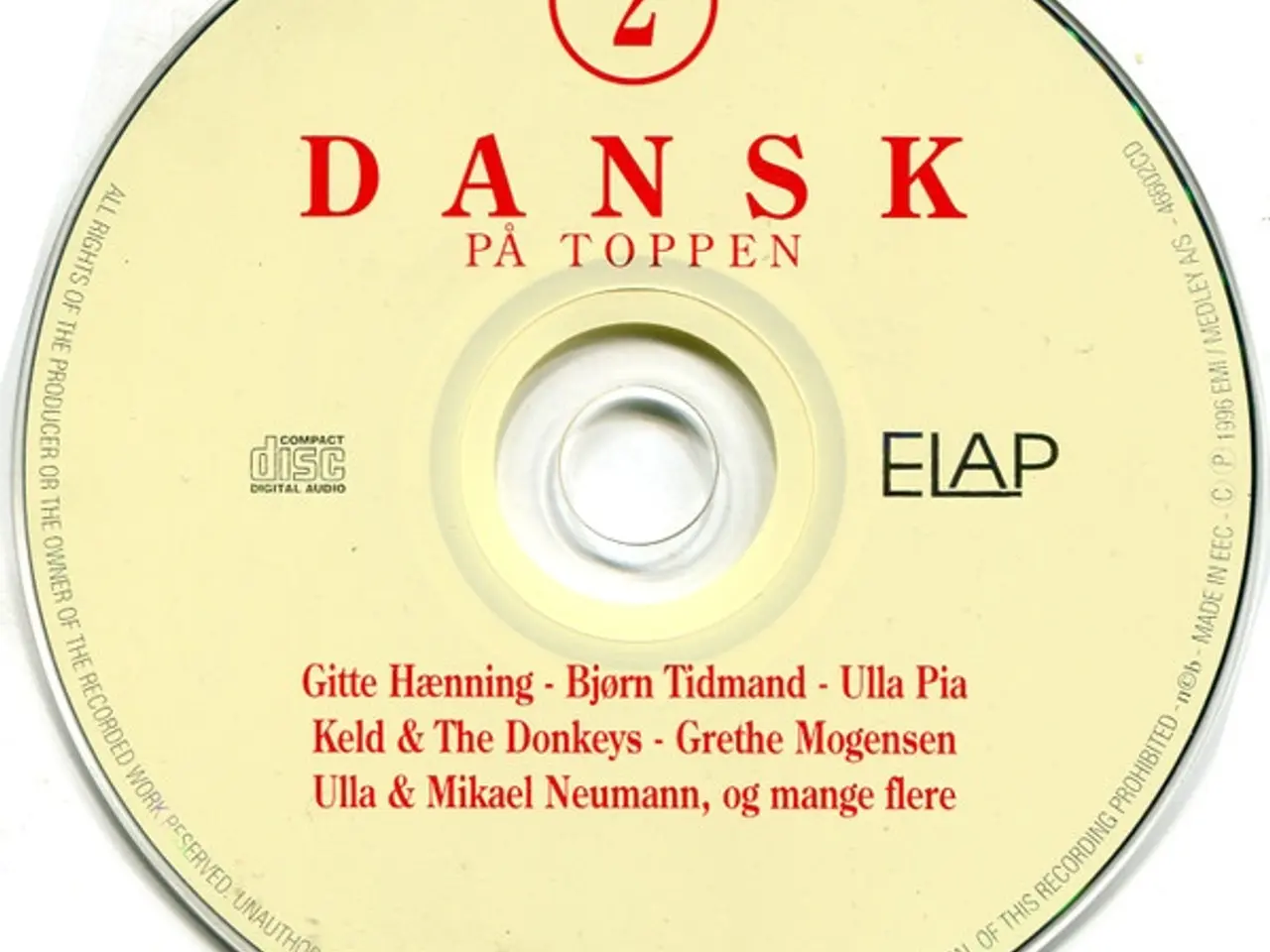 Billede 3 - Diverse kunstnere – Dansk På Toppen 2 – CD