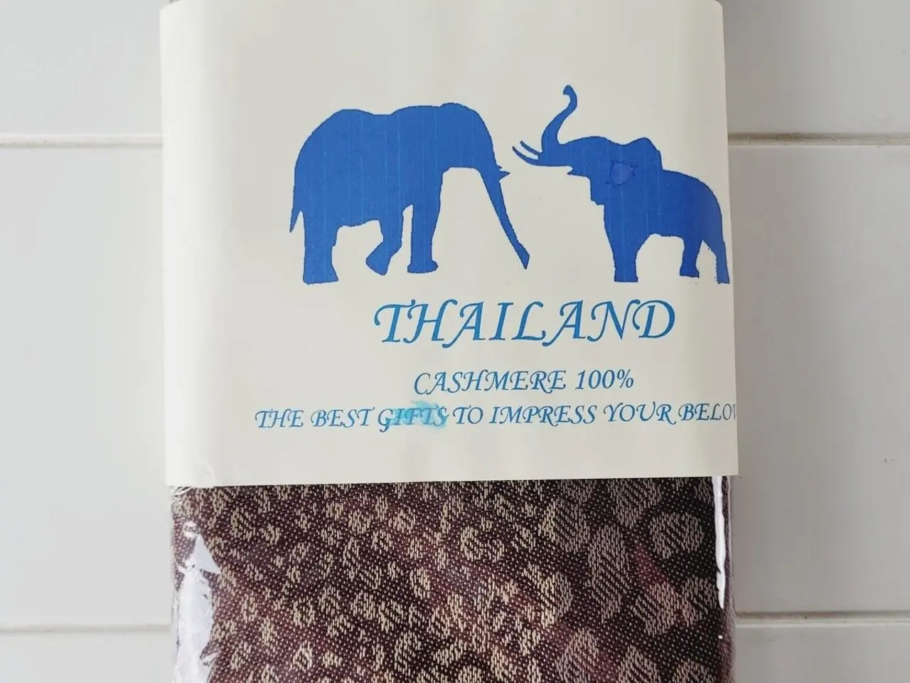 Billede 1 - ⭐️- Elegant og Blødt Pashmina Tørklæde - UBRUGT