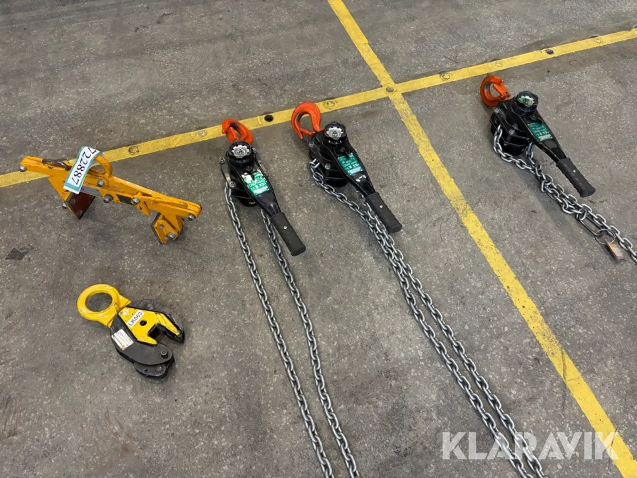 Billede 4 - Lot - skraldetaljer, løfteklemme og pladeklo
