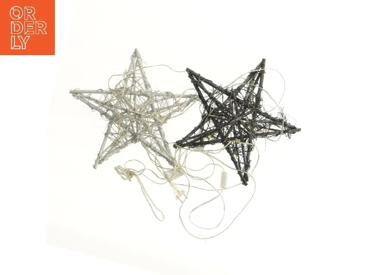 Billede 1 - Stjerner med LED-lys (str. 36 cm)