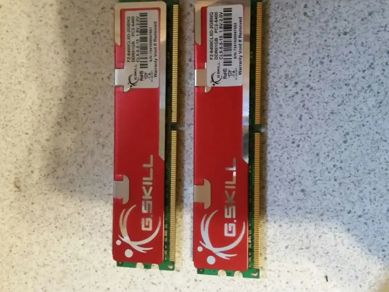 Billede 2 - 2x1GB DDR2 ram (G.Skill)