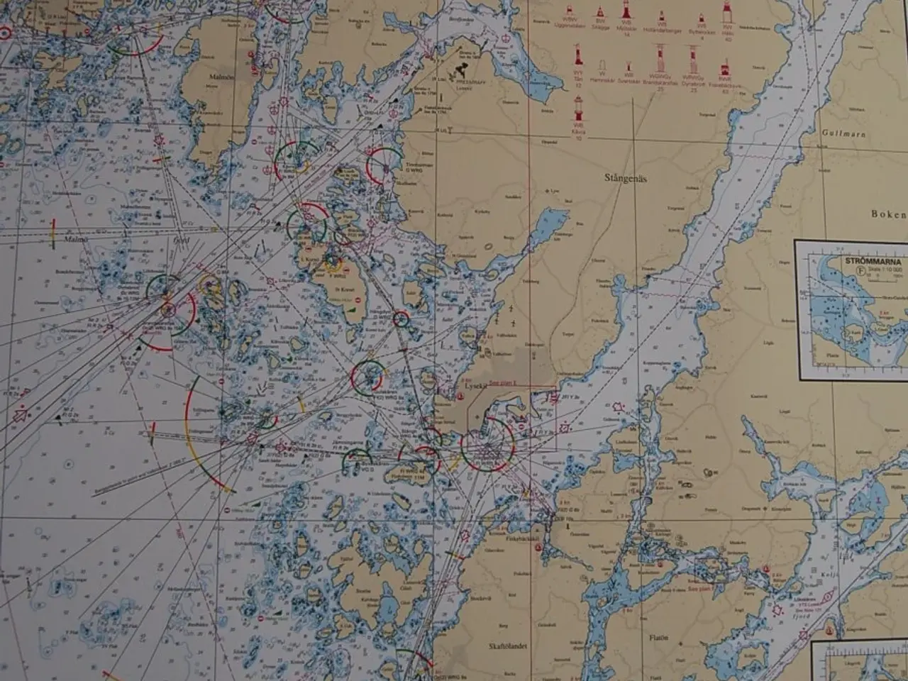 Billede 2 - Svensk Søkort 933 Hunnebo Strand-Uddevalla-Gullhol