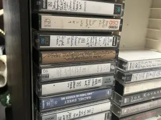 Blandede kassettebånd m holder