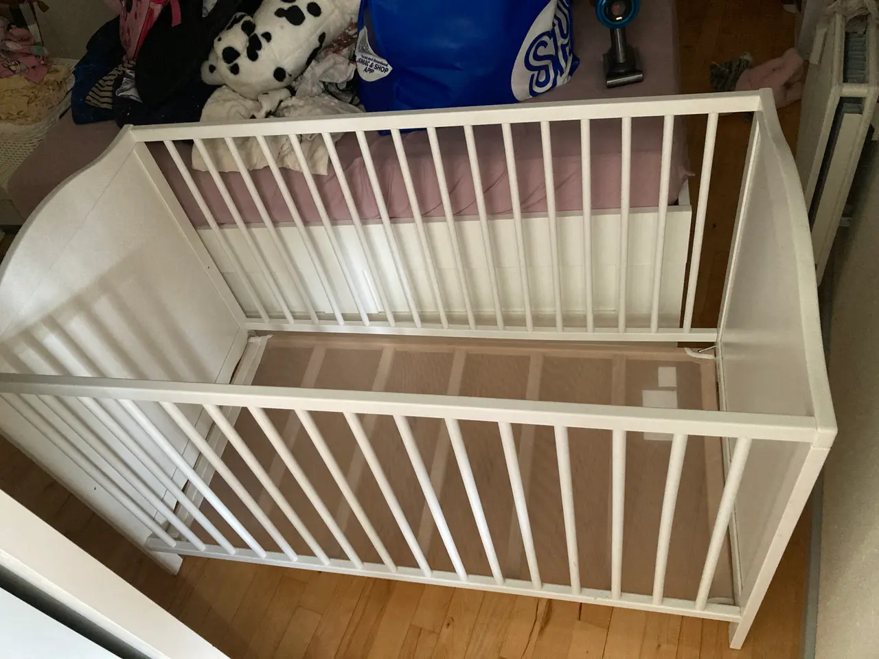Billede 1 - IKEA tremmeseng hvid