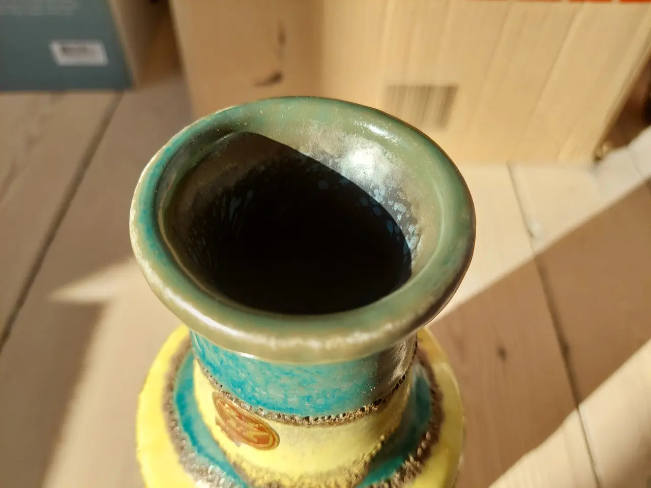 Billede 6 - Stor VEB Haldensleben vase – Flot DDR keramik