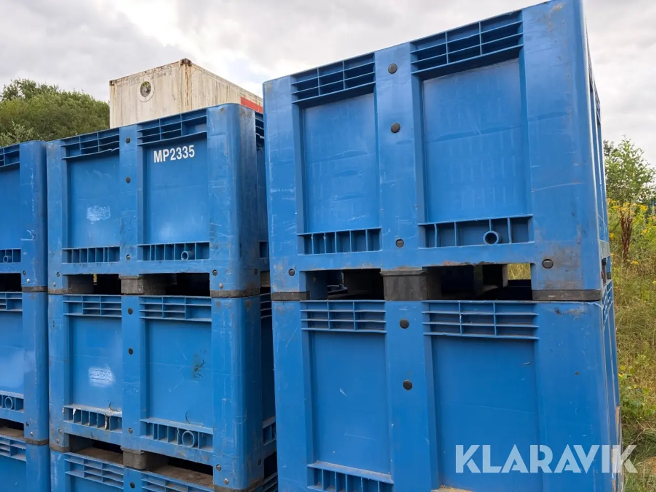 Billede 2 - Stabelbare plast-pallebokse 3 styk.