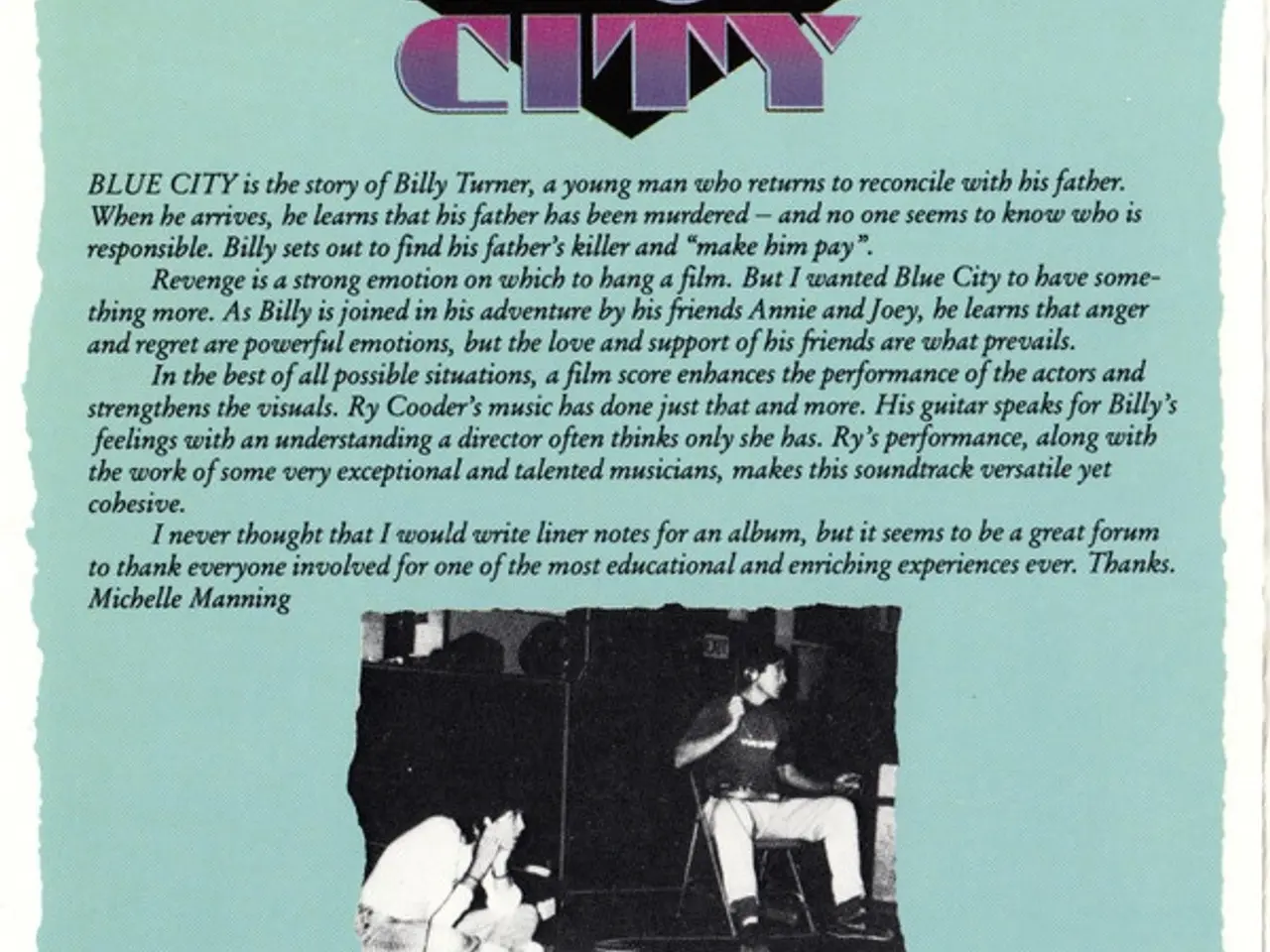 Billede 9 - Ry Cooder – Blue City (Motion Picture… – CD