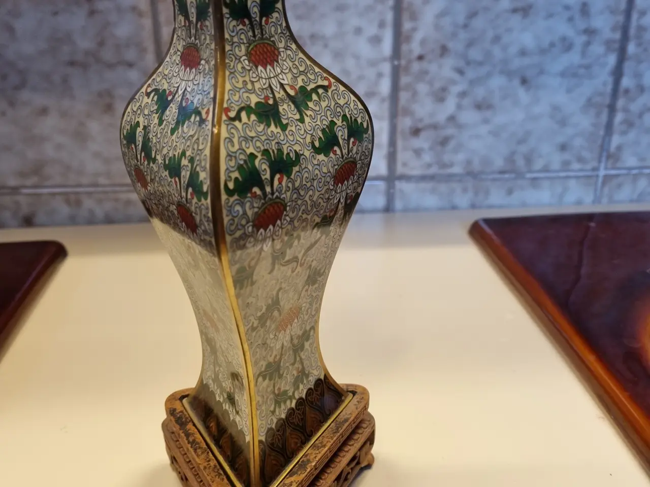 Billede 2 - Kinesisk Kalligrafi vase sælges