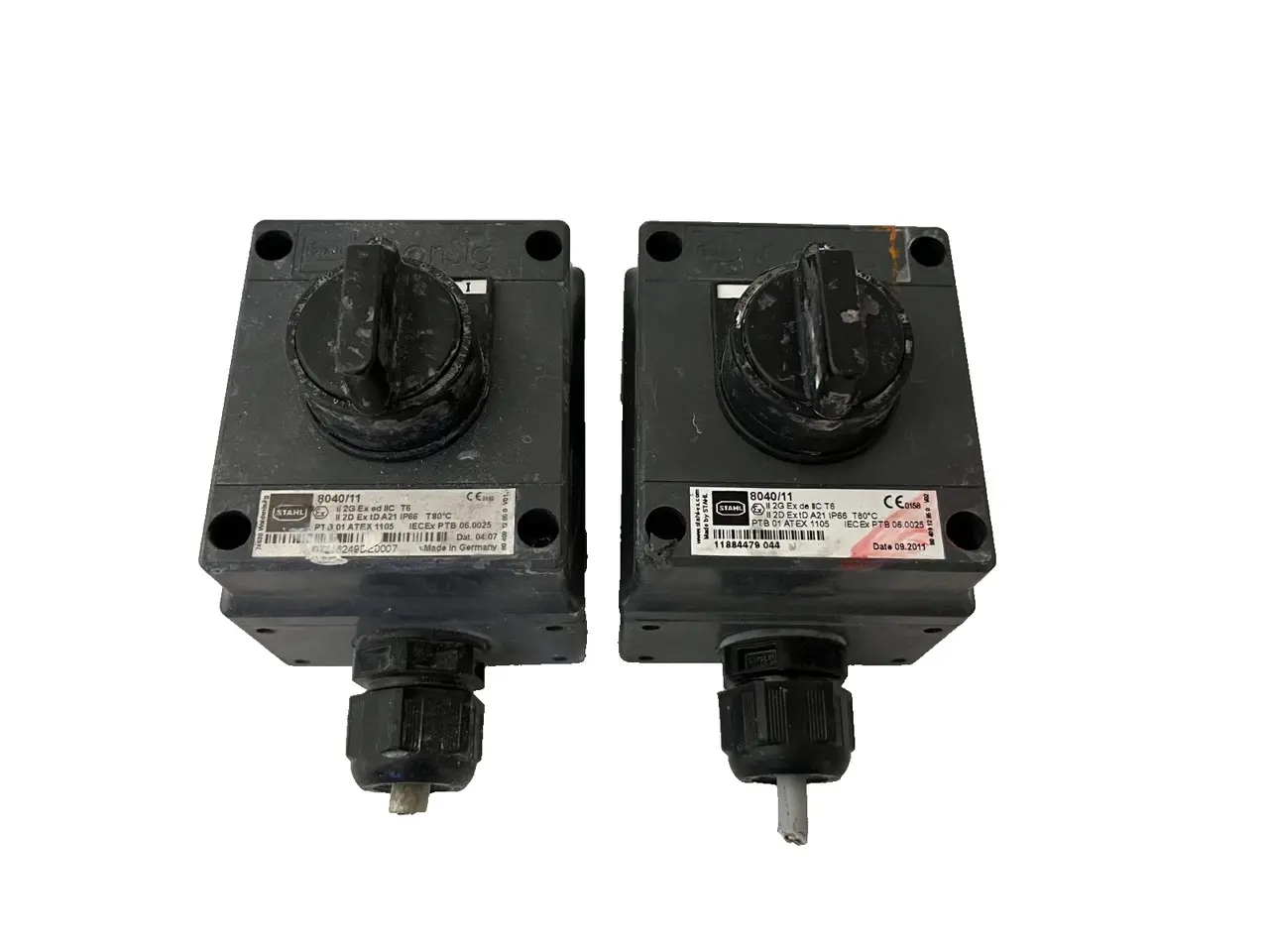 Billede 1 - 2x R. STAHL 8040/11 Explosion-Proof Rotary - 500V