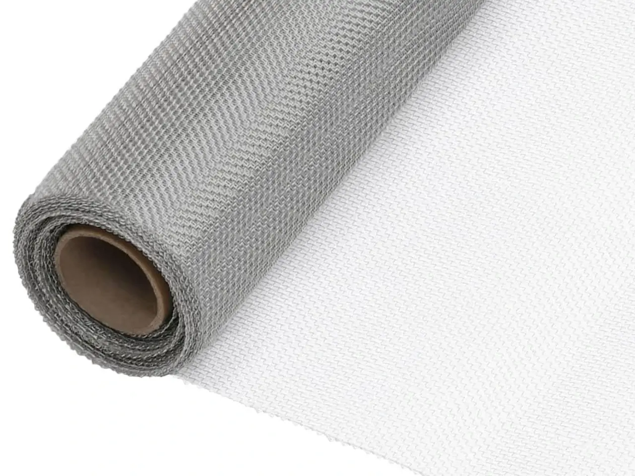 Billede 1 - Net i rustfrit stål 80 × 500 cm - sølvfarvet trådnet til insektnet og hegn