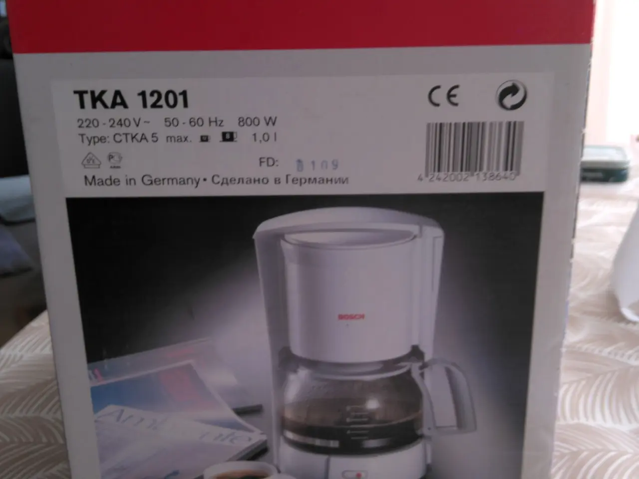 Billede 1 - Kvalitet kaffemaskine Bosch TKA 1201
