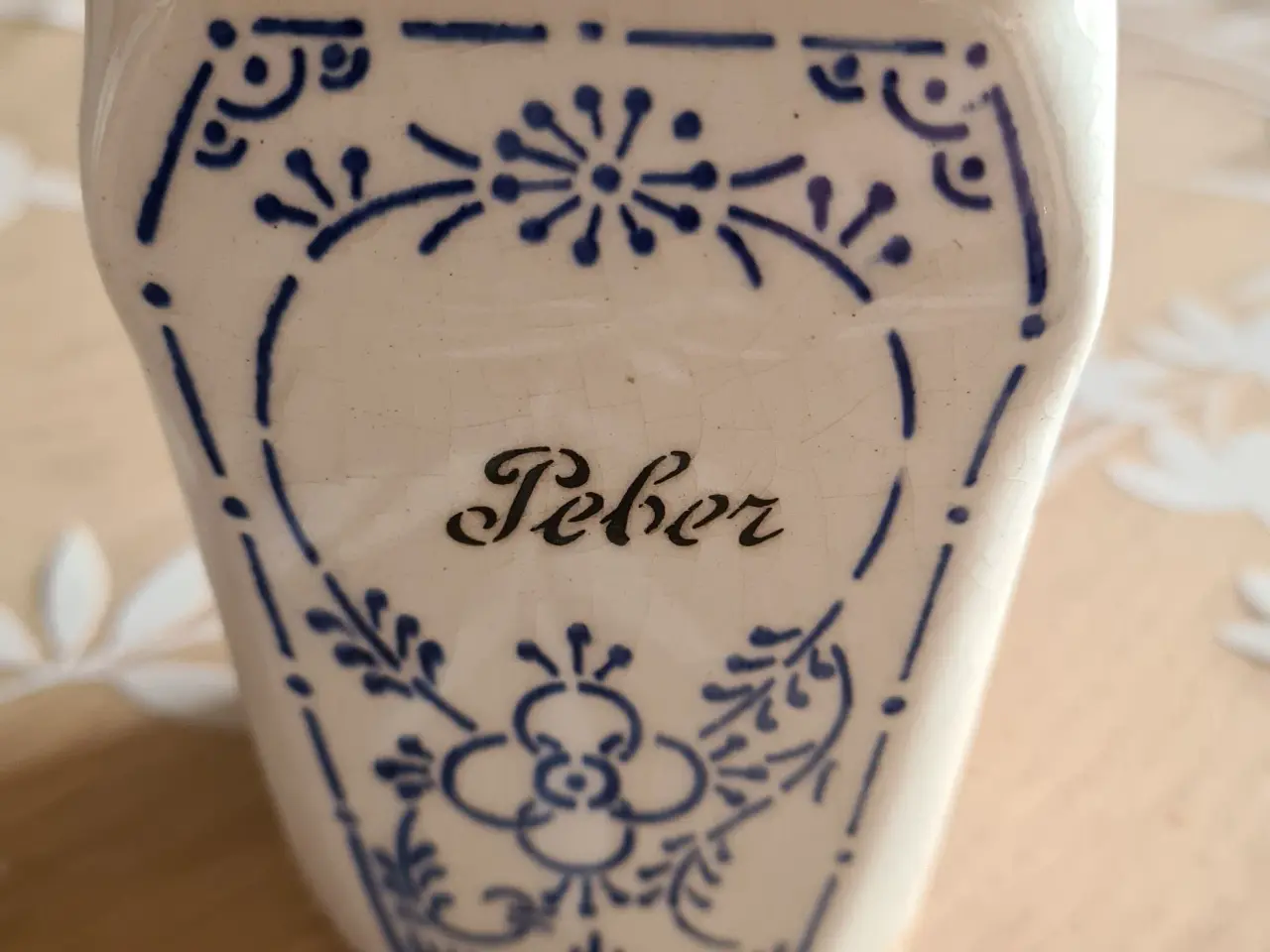 Billede 3 - kryderi holder med låg 4 stk antik
