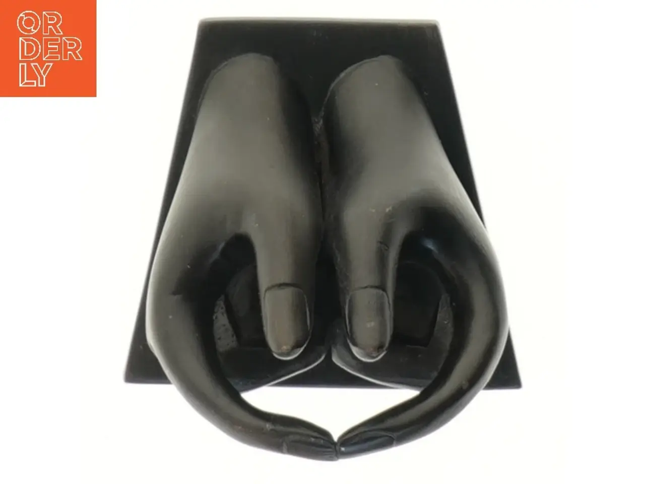 Billede 3 - Dekorativ figur af hænder (str. 10x10 cm)
