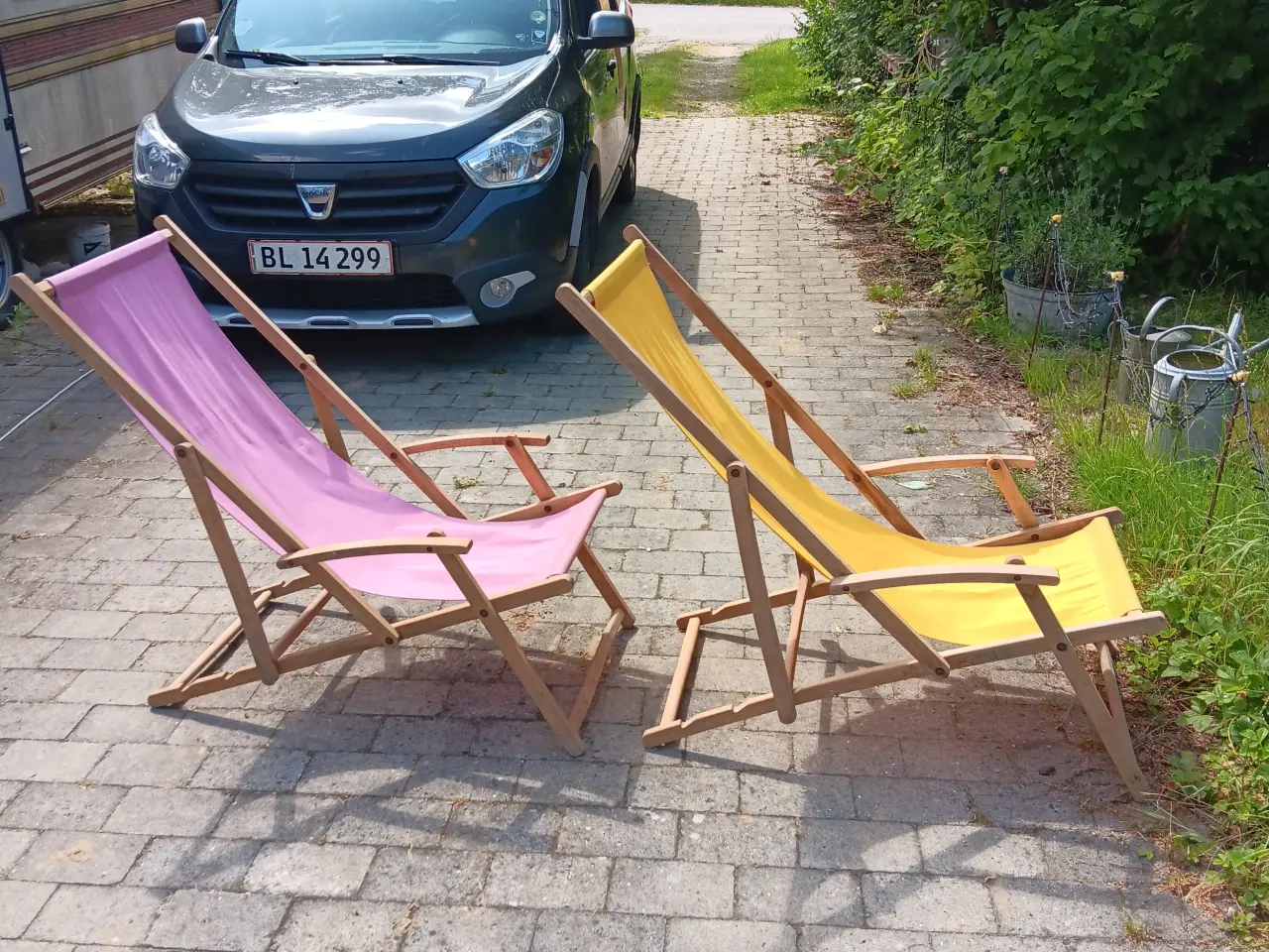 Billede 1 - Liggestole de ægte retro.