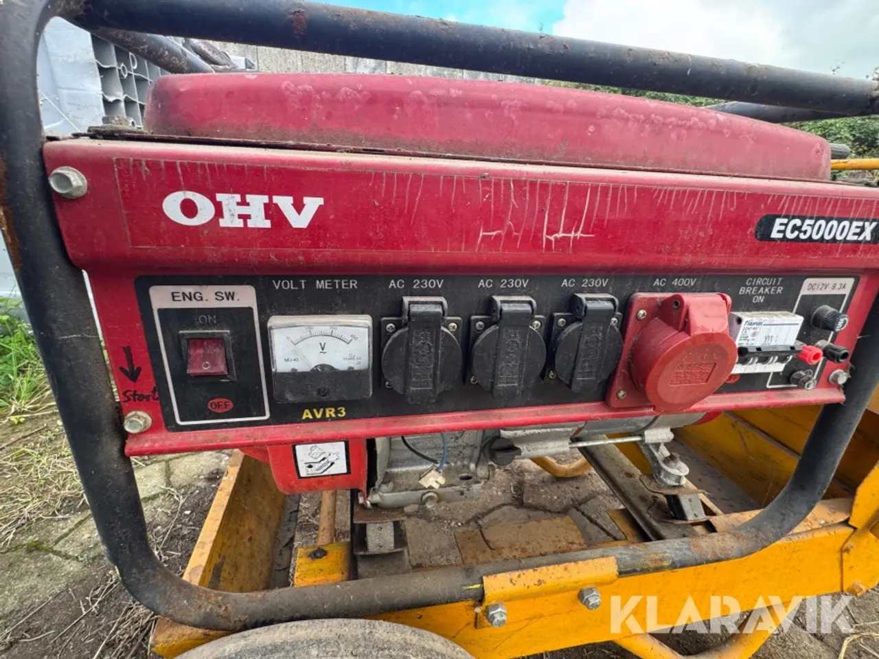 Billede 12 - Generator AVR3 EC5000EX OHV-Benzinmotor
