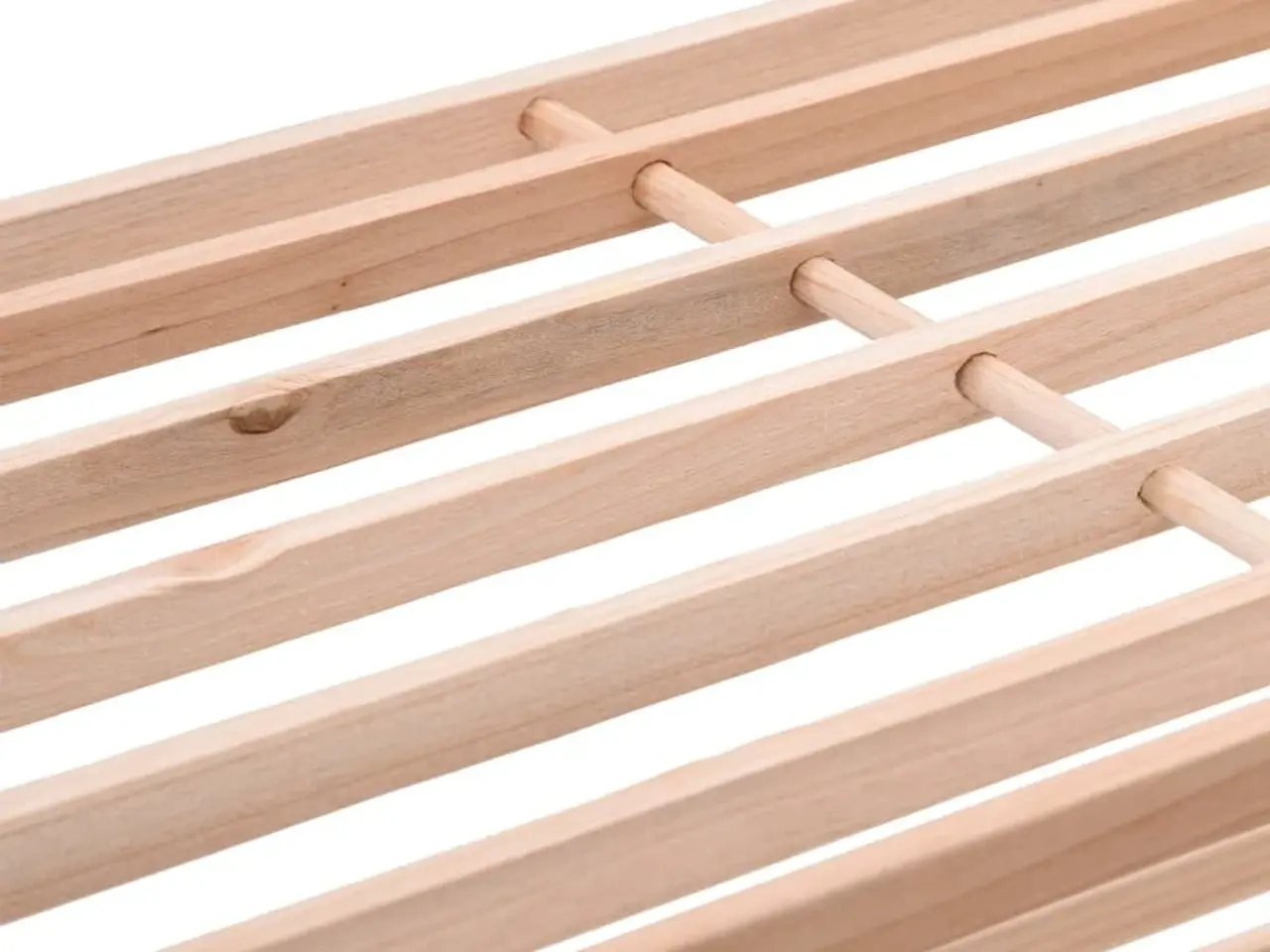 Billede 4 - Skoreol med 3 hylder - massivt fyrretræ, 74 × 26 × 48,5 cm