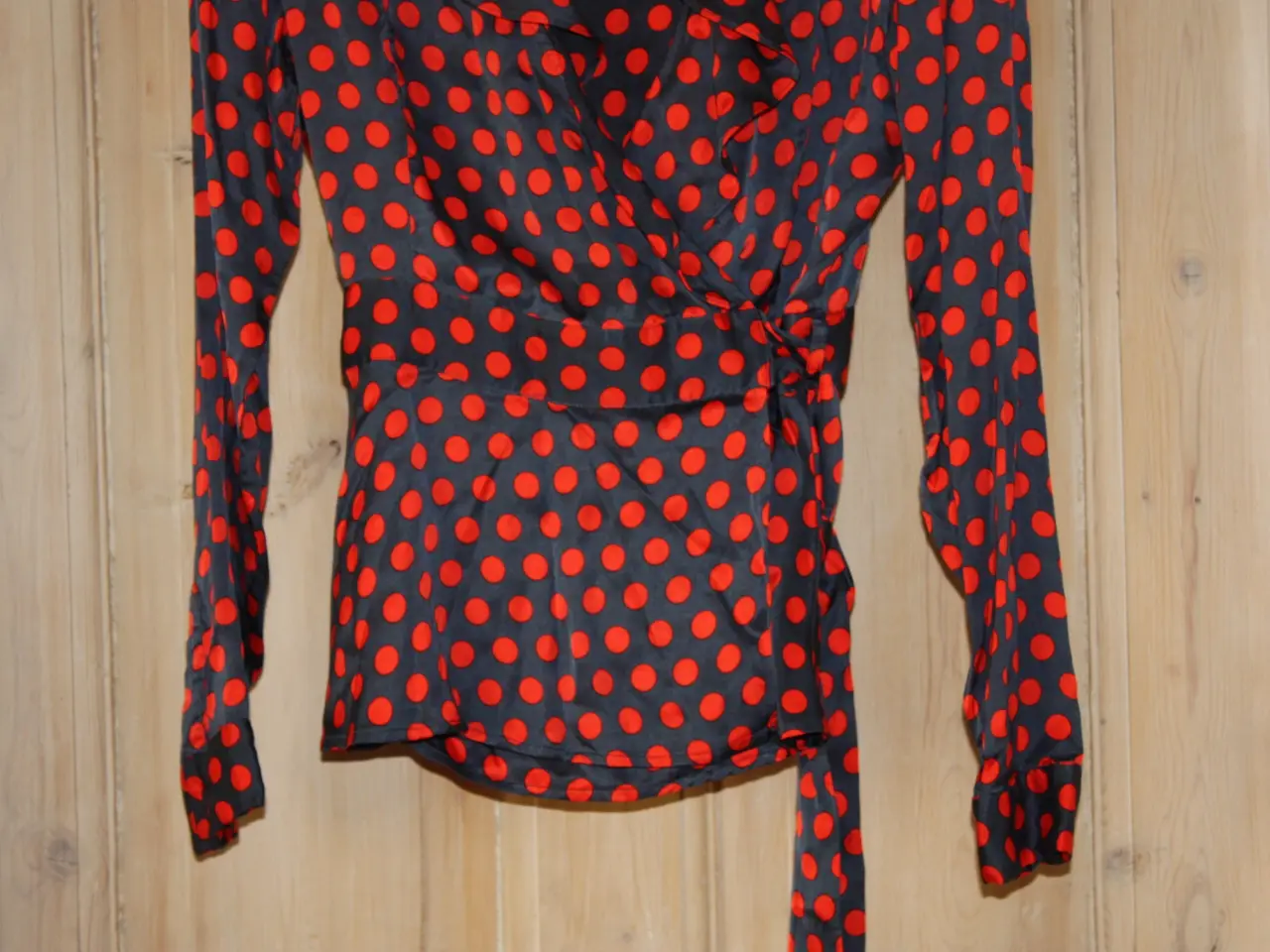 Billede 4 - Bluse slå-om Second female str. M 100% viscose