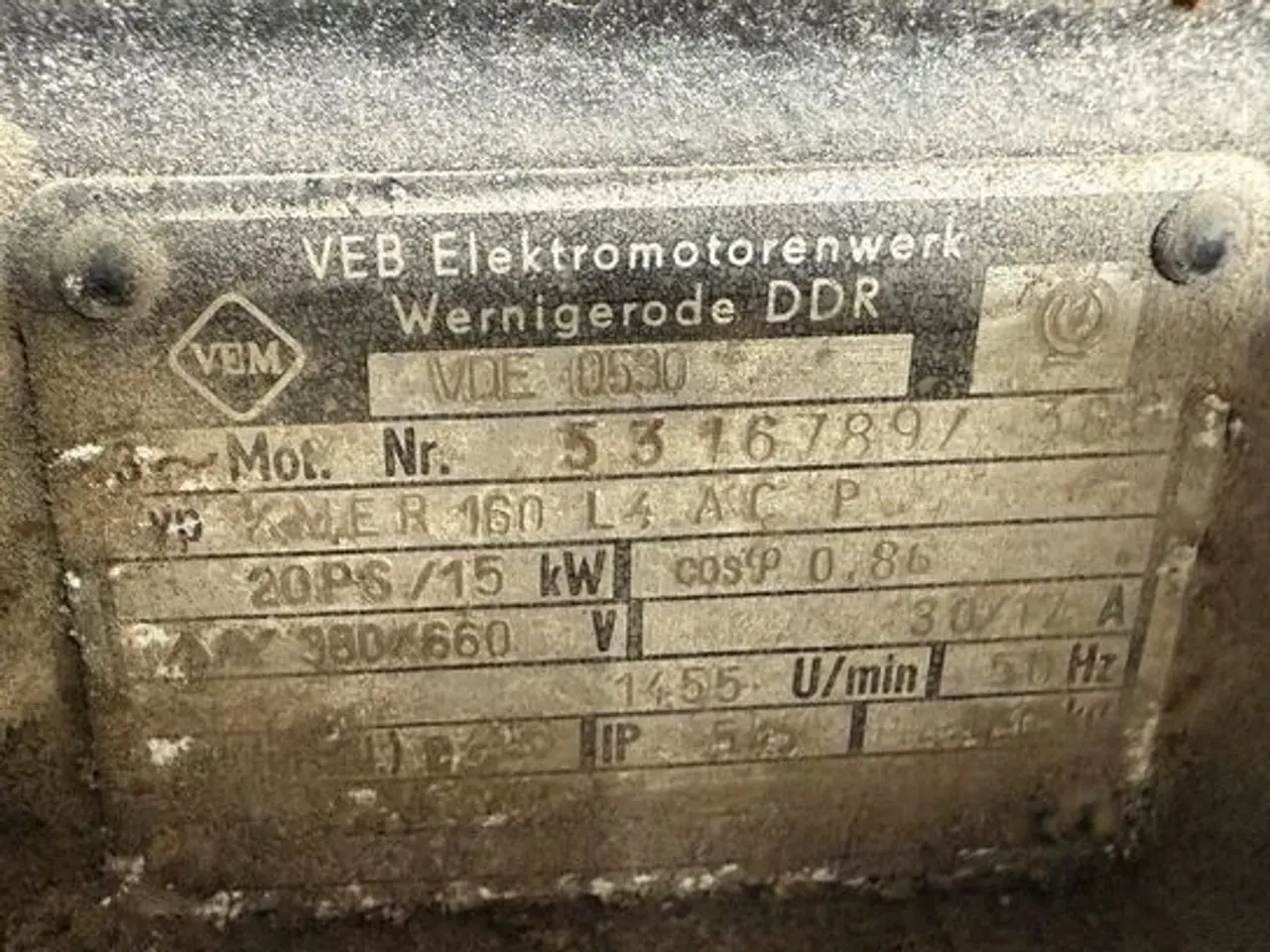 Billede 2 - Elmotor 20 HK