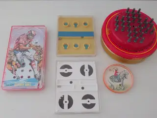 5 stk mini vintage kugle/solitaire spil.